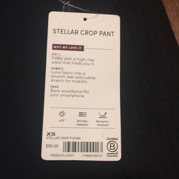 Athleta Stellar Crop Pant NWT XS - Picture 6 of 8